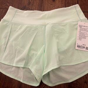 Lululemon Speed Up Mid Rise Shorts 4 inch
